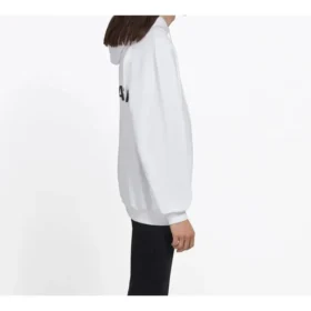 Balenciaga para hombre, parte trasera con logo grande, estampado de color sólido, blanco 508184TYK549000 Balenciaga para hombre, parte trasera con logo grande, estampado de color sólido, blanco 508184TYK549000