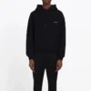 Balenciaga para hombre, pecho blanco y negro, logotipo pequeño, negro, 556145TYK271000