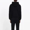 Balenciaga para hombre, pecho blanco y negro, logotipo pequeño, negro, 556145TYK271000
