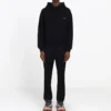 Balenciaga para hombre, pecho blanco y negro, logotipo pequeño, negro, 556145TYK271000