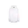 Balenciaga para hombre, sudadera con capucha y estampado de letras en la espalda, manga larga, color blanco, 556113TAV379000