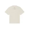 Balenciaga para hombre, temporada otoño-invierno 2021, camiseta de manga corta con estampado de letras, color beige, 651795TJV909054