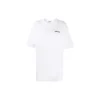 Balenciaga para hombre, temporada primavera-verano 2021, camiseta de algodón con logo, cuello redondo y manga corta, color blanco, 641655TJV879040