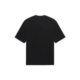Balenciaga para hombre, temporada primavera-verano 2021, camiseta de manga corta con estampado del logotipo en color liso, negro, 612966TJV871070 Balenciaga para hombre, temporada primavera-verano 2021, camiseta de manga corta con estampado del logotipo en color liso, negro, 612966TJV871070