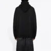 Balenciaga para hombre, temporada primavera-verano 2021, camiseta de manga larga con estampado de letras, color negro, 570811TJVL61070