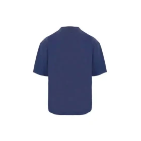 Balenciaga para hombre, temporada primavera-verano 2021, camiseta retro de manga corta azul 612966TJV874866 Balenciaga para hombre, temporada primavera-verano 2021, camiseta retro de manga corta azul 612966TJV874866