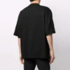 Balenciaga para hombre, temporada primavera-verano 2021, casual, con estampado, talla grande, manga corta, negro 641614TJV801070