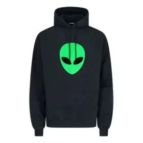 Balenciaga para hombre, temporada primavera-verano 2021, logotipo «Alien» impreso, impresión gruesa, clásico, negro, 641679TJV959113 Balenciaga para hombre, temporada primavera-verano 2021, logotipo «Alien» impreso, impresión gruesa, clásico, negro, 641679TJV959113