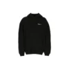 Balenciaga para hombre, temporada primavera-verano 2021, sudadera de algodón con capucha grande y mangas largas, color negro, 620973TKV871070