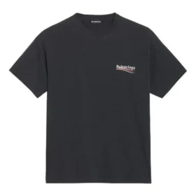 Balenciaga para hombre, versión estampada, manga corta, negro 570803TAV441000 Balenciaga para hombre, versión estampada, manga corta, negro 570803TAV441000