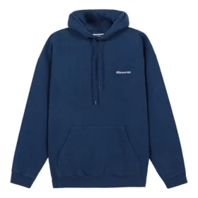 Balenciaga para hombre, versión holgada con forro polar, con capucha y mangas largas, azul 570811TJV854866 Balenciaga para hombre, versión holgada con forro polar, con capucha y mangas largas, azul 570811TJV854866