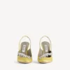 Balenciaga para mujer | Sandalias de talón abierto de Manolo Blahnik en color lima Balenciaga para mujer | Sandalias de talón abierto de Manolo Blahnik en color lima