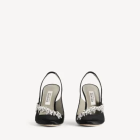 Balenciaga para mujer | Sandalias de talón abierto de Manolo Blahnik en negro