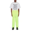 Balenciaga SS21 para hombre, camiseta de manga corta con la palabra «Word», color blanco, 641613TJVI59040