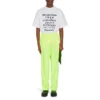 Balenciaga SS21 para hombre, camiseta de manga corta con la palabra «Word», color blanco, 641613TJVI59040
