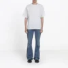 Balenciaga Tech de manga corta para hombre, blanco 556133TDV209000
