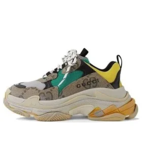 Balenciaga x Gucci The Hacker Project Triple S «Beige Green» 677193UMO209766