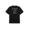 Balenciaga x PlayStation: colaboración con estampado geométrico alfabético para PS5, camiseta unisex de manga corta, color negro, 651795TKVF31070