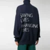 Balenciaga x Programa Mundial de Alimentos: Suéter «Navy White» 542703T15074177