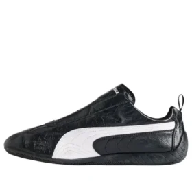 Balenciaga x Puma Speedcat de cuero «Negro y blanco» 847148WSDSB1090