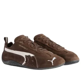 Balenciaga x Puma Speedcat Suede «Distressed Brown White» 847146WSDSD2910