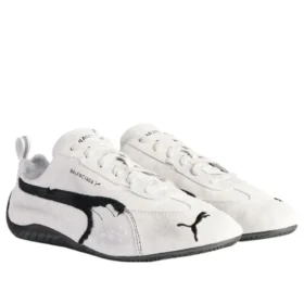 Balenciaga x Puma Speedcat Suede «Distressed White Black» 847146WSDSD9010