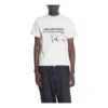 Balenciaga x RuPaul, firma conjunta, colección Otoño-Invierno 2021, estampado de letras, cuello redondo, para hombre, blanco 670943TLV579057