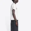 Balenciaga x RuPaul, firma conjunta, colección Otoño-Invierno 2021, estampado de letras, cuello redondo, para hombre, blanco 670943TLV579057