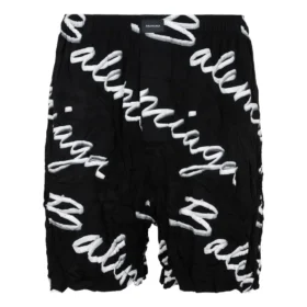 Bermudas con logotipo garabateado «Negro» 672410TML131070
