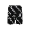Bermudas con logotipo garabateado «Negro» 672410TML131070