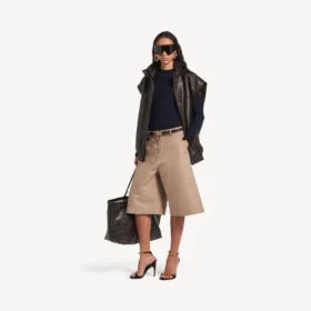 Bermudas para mujer en color duna