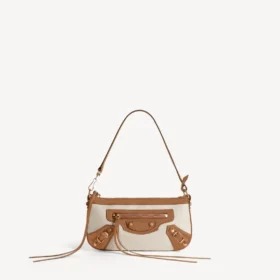 Bolsa City para mujer con correa en color beige/camel