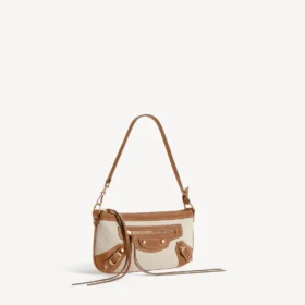 Bolsa City para mujer con correa en color beige/camel