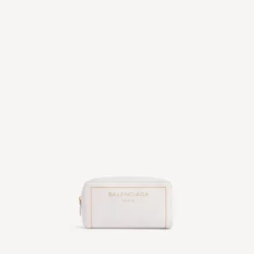 Bolsa cosmética para perfumes en blanco marfil Dix