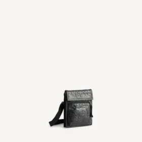 Bolsa Explorer para hombre con correa, pequeña, en negro