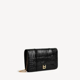 Bolsa para celular de mujer con forma de Hourglass en negro