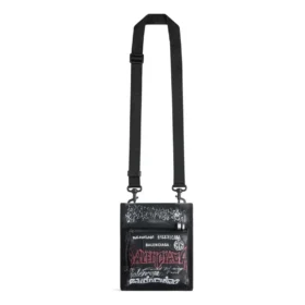 Bolsita Explorer pequeña con correa y diseño metálico integral «Black» 6559822AAX61000