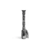 Bolso bandolera Le Cagole Xs metalizado «Plata» 7716700GT3Y8103