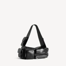 Bolso bandolera pequeño para hombre «Superbusy» en negro