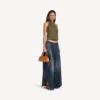 Bolso bolero mini para mujer en color vaquero claro Bolso bolero mini para mujer en color vaquero claro
