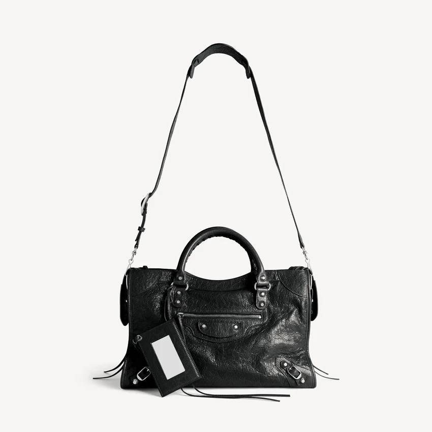 Bolso City mediano en negro Bolso City mediano en negro