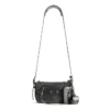 Bolso con solapa Le Cagole Xs metalizado «Gris metálico» 7190822AAWR1314