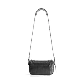 Bolso con solapa Le Cagole Xs metalizado «Gris metálico» 7190822AAWR1314