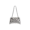 Bolso Crush pequeño con cadena y diseño acolchado «Plata» 716351210IW8110