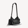 Bolso cruzado de múltiples bolsillos Le City para hombre, mediano, en negro Bolso cruzado de múltiples bolsillos Le City para hombre, mediano, en negro