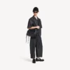 Bolso cruzado de múltiples bolsillos Le City para hombre, mediano, en negro Bolso cruzado de múltiples bolsillos Le City para hombre, mediano, en negro