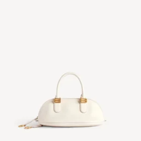 Bolso de boliche Bolero para mujer, modelo mini, en color crema