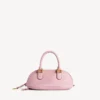 Bolso de boliche tipo bolero para mujer, modelo mini, en color cuarzo rosa Bolso de boliche tipo bolero para mujer, modelo mini, en color cuarzo rosa