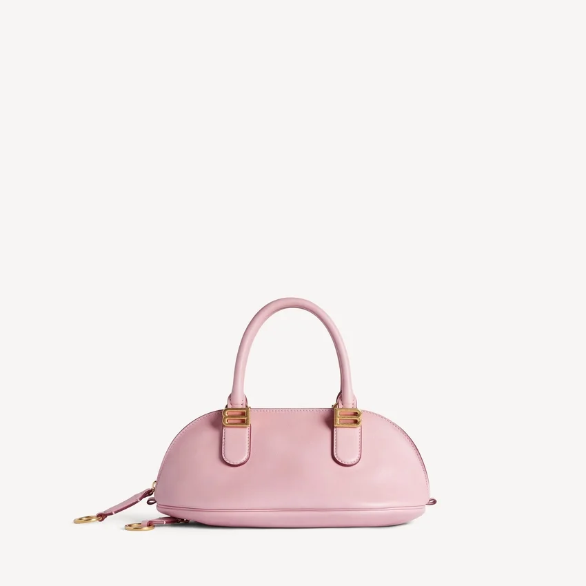 Bolso de boliche tipo bolero para mujer, modelo mini, en color cuarzo rosa Bolso de boliche tipo bolero para mujer, modelo mini, en color cuarzo rosa
