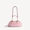 Bolso de boliche tipo bolero para mujer, modelo mini, en color cuarzo rosa Bolso de boliche tipo bolero para mujer, modelo mini, en color cuarzo rosa